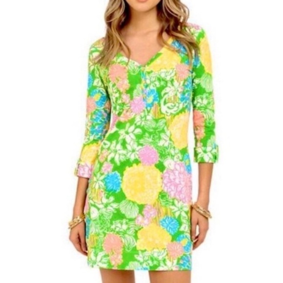 Lilly Pulitzer | Women’s Palmetto Dress Hibiscus Stroll Size Small - Picture 1 of 8
